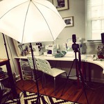 While the kids nap...working on a project for @janomeamerica ! #sewing