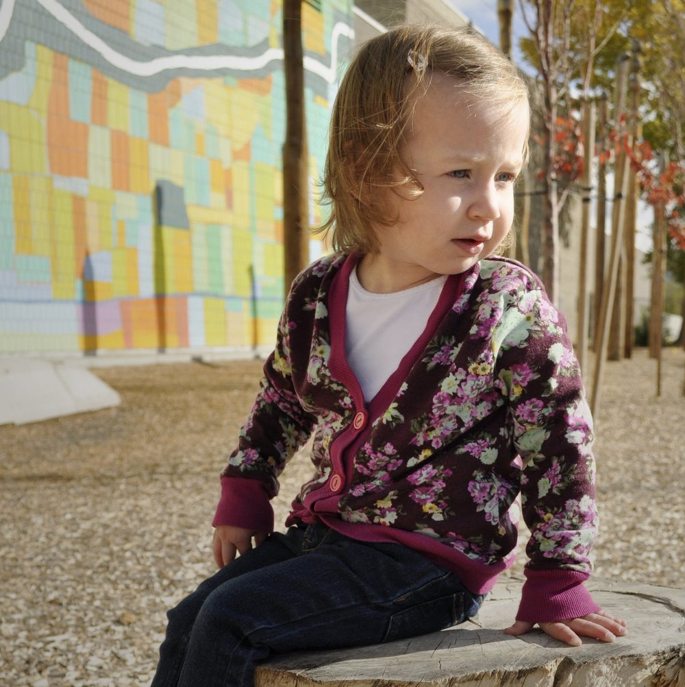 Peekaboo Pattern Shop V-Neck Cardigan