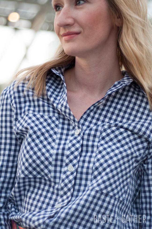 Pleated Pencil Skirt by Delia Creates with Grainline Archer