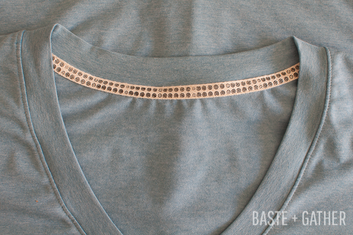 T-Shirt Twill Tape Neckline Tutorial