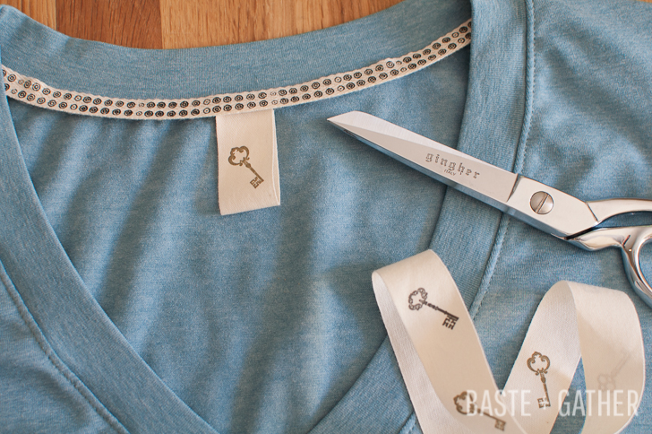 T-Shirt Twill Tape Neckline Tutorial