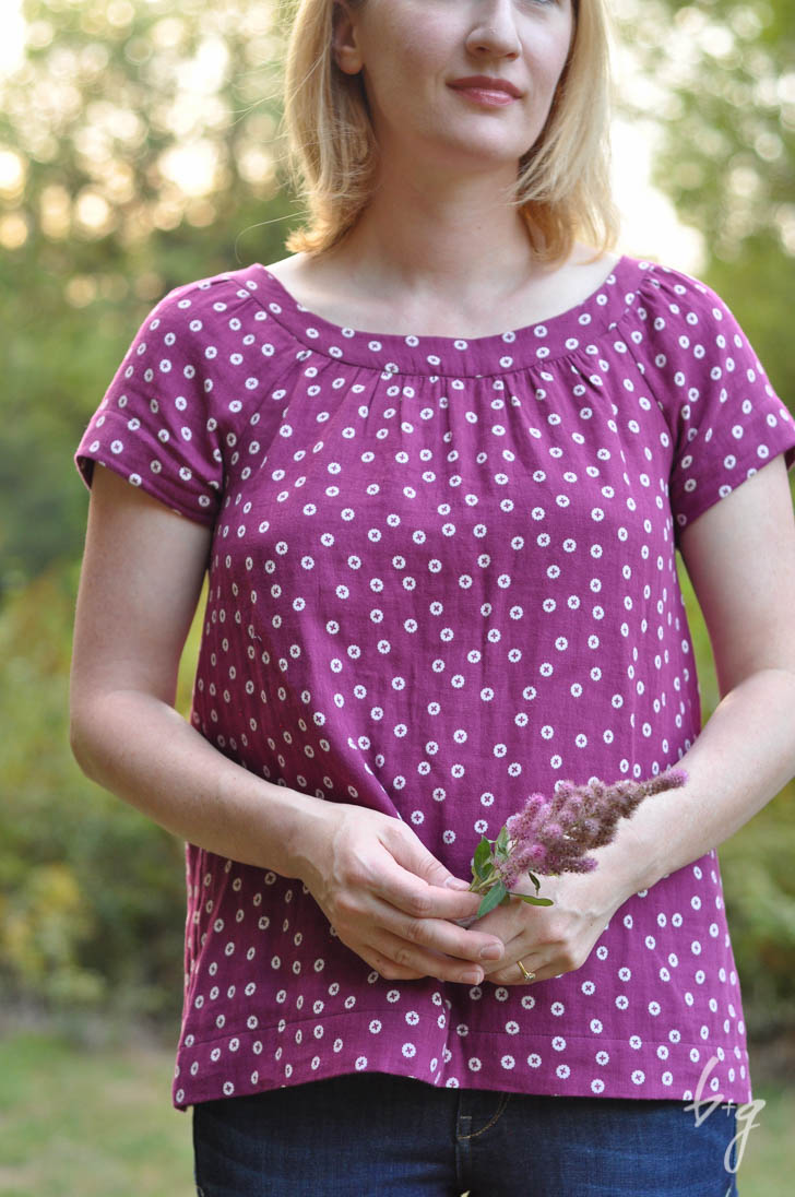 Fancy Tiger Sailor Top Sewing Pattern