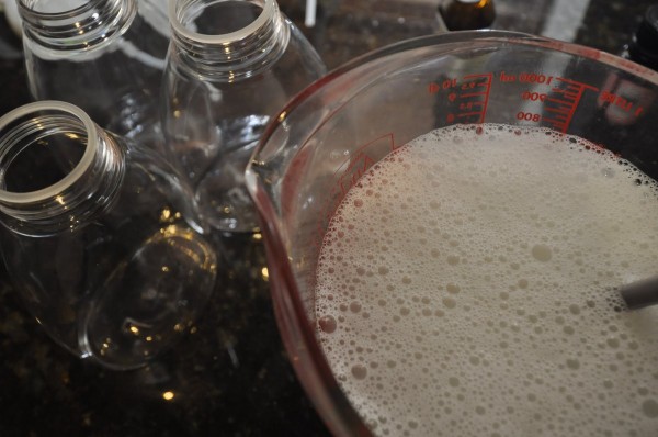 Homemade Hand Soap in the Making