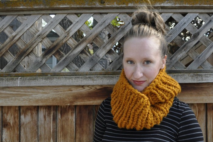 Free Knitting Pattern: Two-Hour Cowl by Lauren Dahl