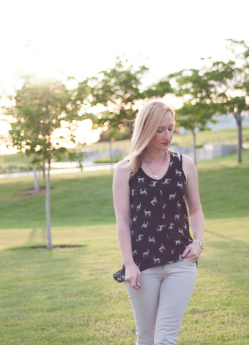 FOXGLOVE Racerback Tank Sewing Pattern by Selvage Designs