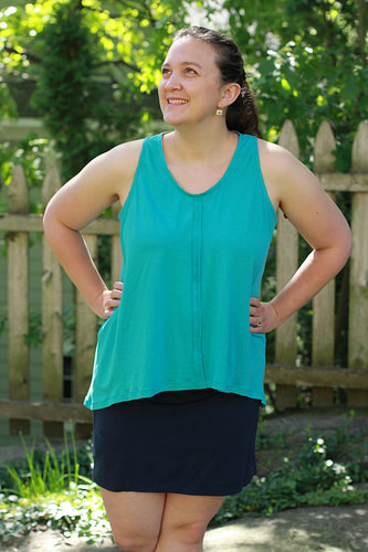 Foxglove Tank Sewing Pattern by Selvage Designs