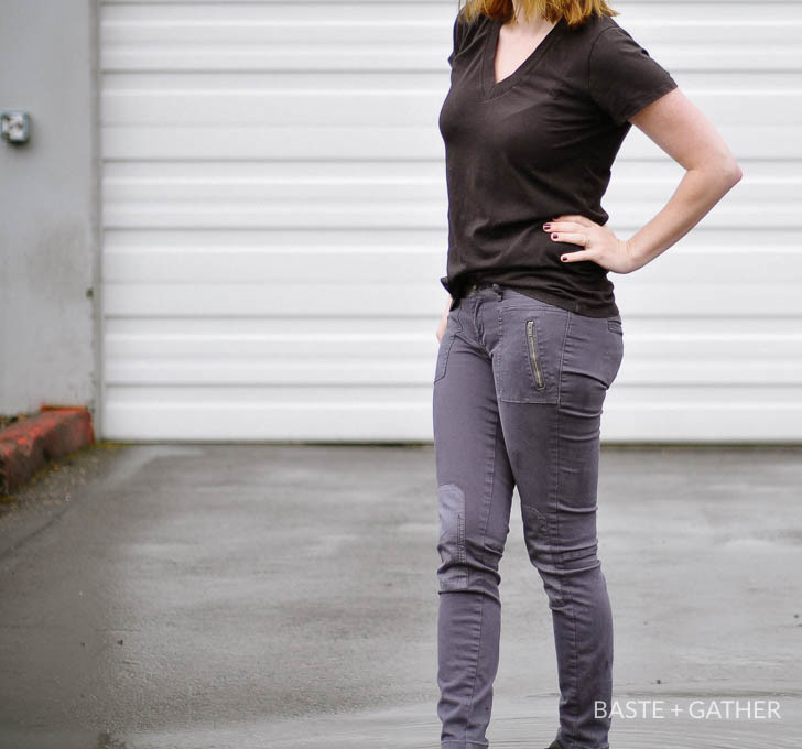 Black Union Street Tee Sewing Pattern