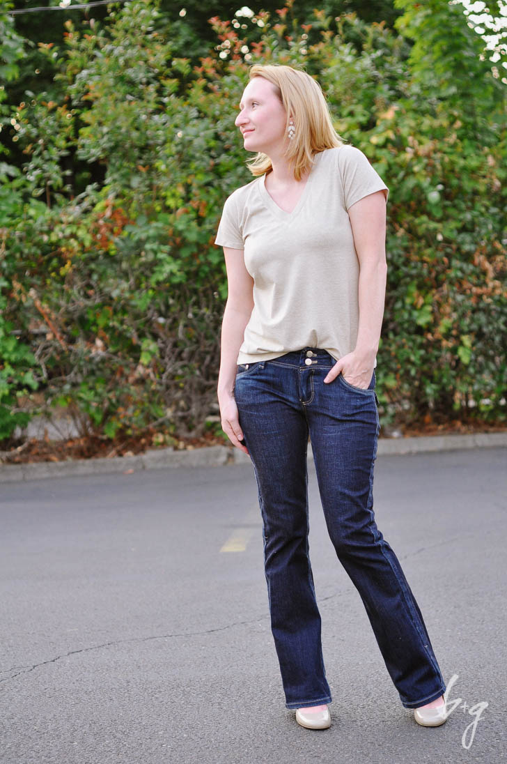 Distressed Angela Jeans by Angela Wolf