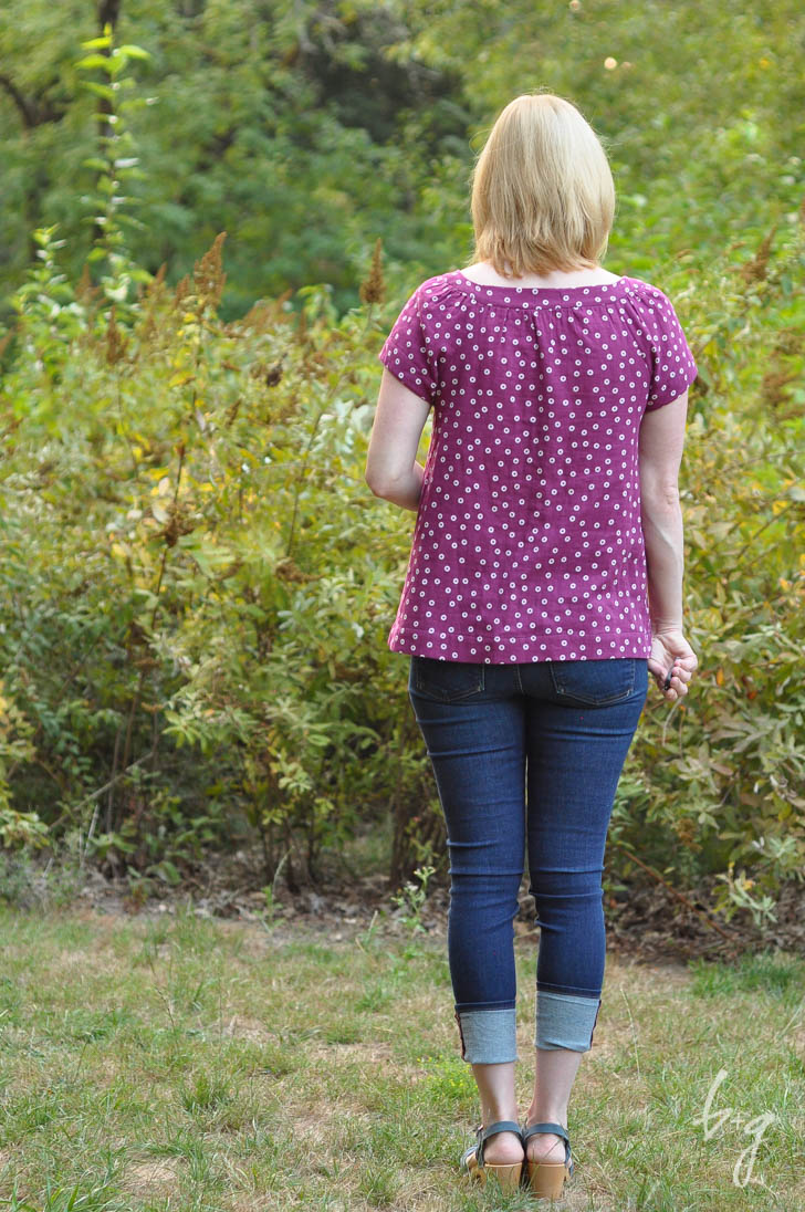 Fancy Tiger Sailor Top Sewing Pattern