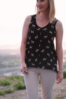 Foxglove Tank by Baste + Gather